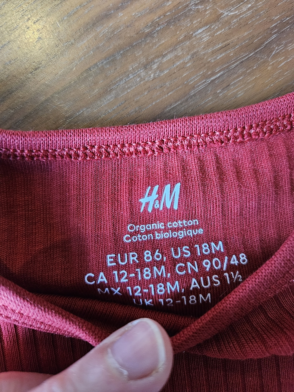 12-18M H&M Ribbed Matching Set - Picture 2 of 2